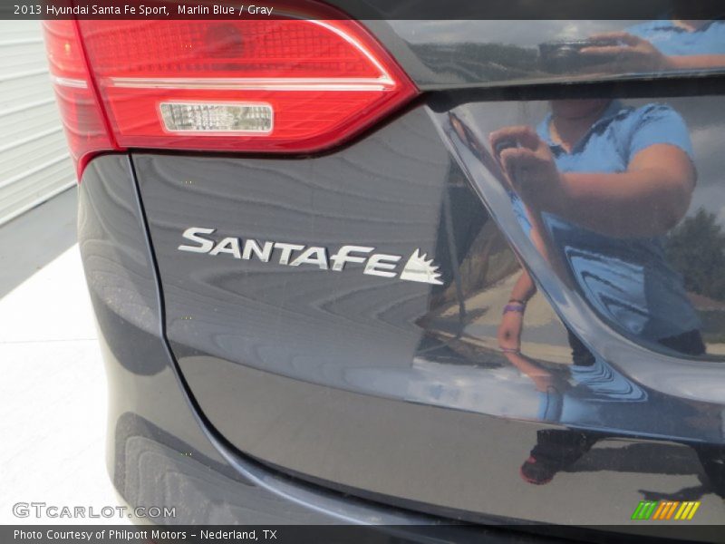 Marlin Blue / Gray 2013 Hyundai Santa Fe Sport