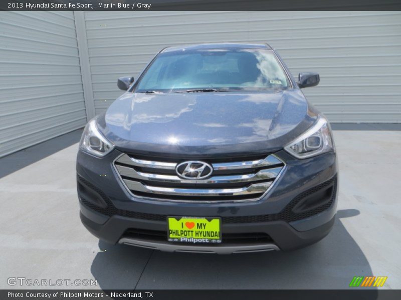 Marlin Blue / Gray 2013 Hyundai Santa Fe Sport