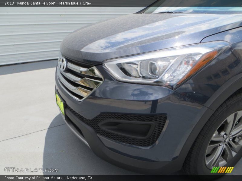 Marlin Blue / Gray 2013 Hyundai Santa Fe Sport