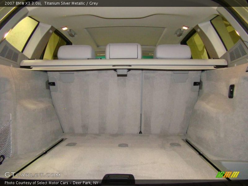 Titanium Silver Metallic / Grey 2007 BMW X3 3.0si