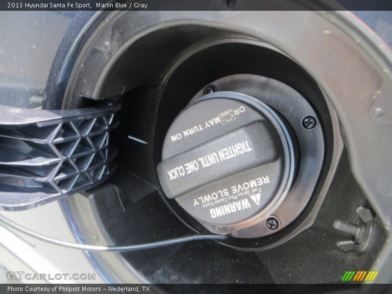 Marlin Blue / Gray 2013 Hyundai Santa Fe Sport