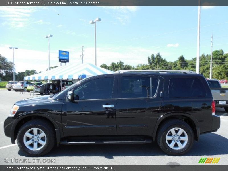 Galaxy Black Metallic / Charcoal 2010 Nissan Armada SE