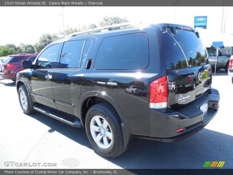 Galaxy Black Metallic / Charcoal 2010 Nissan Armada SE