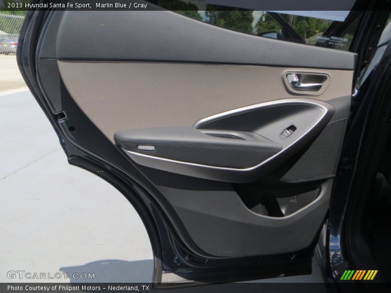 Marlin Blue / Gray 2013 Hyundai Santa Fe Sport