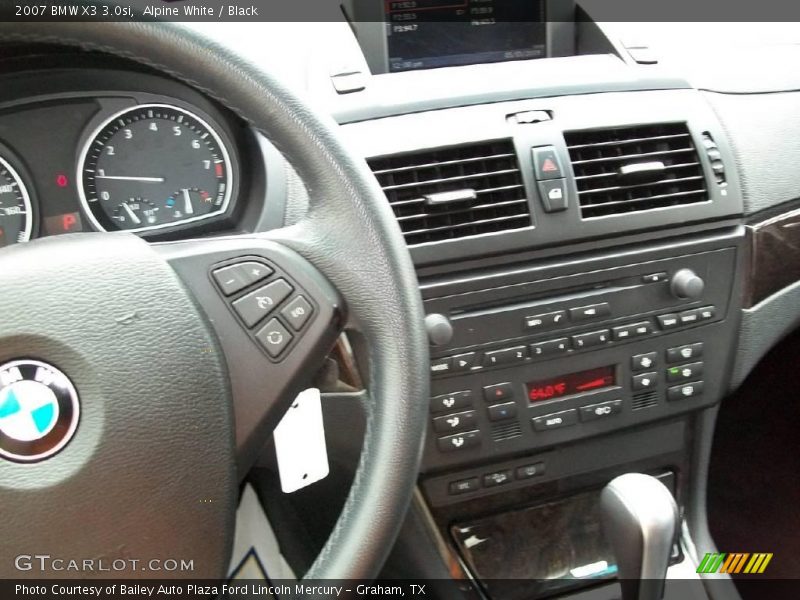 Alpine White / Black 2007 BMW X3 3.0si