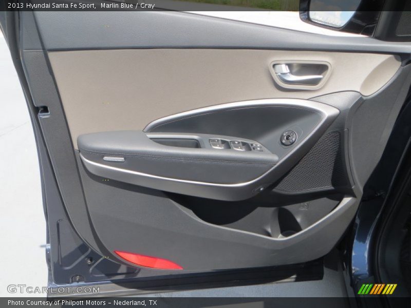 Marlin Blue / Gray 2013 Hyundai Santa Fe Sport