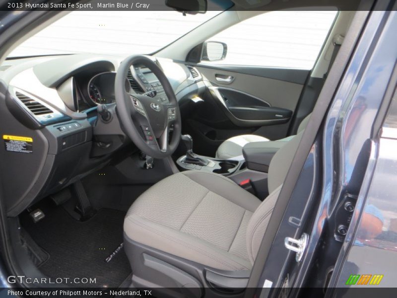 Marlin Blue / Gray 2013 Hyundai Santa Fe Sport