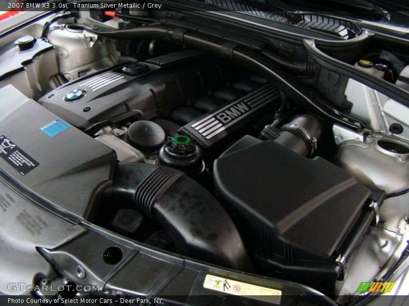 Titanium Silver Metallic / Grey 2007 BMW X3 3.0si