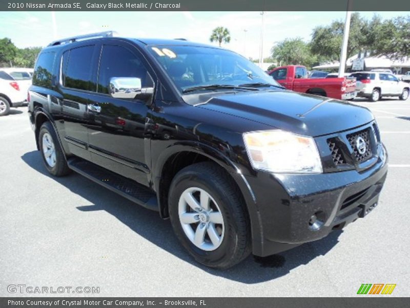 Galaxy Black Metallic / Charcoal 2010 Nissan Armada SE