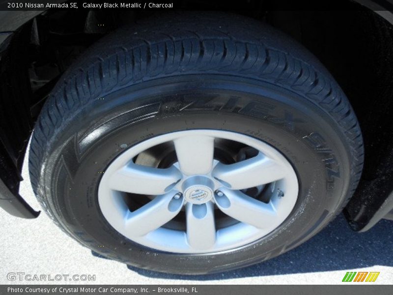 Galaxy Black Metallic / Charcoal 2010 Nissan Armada SE
