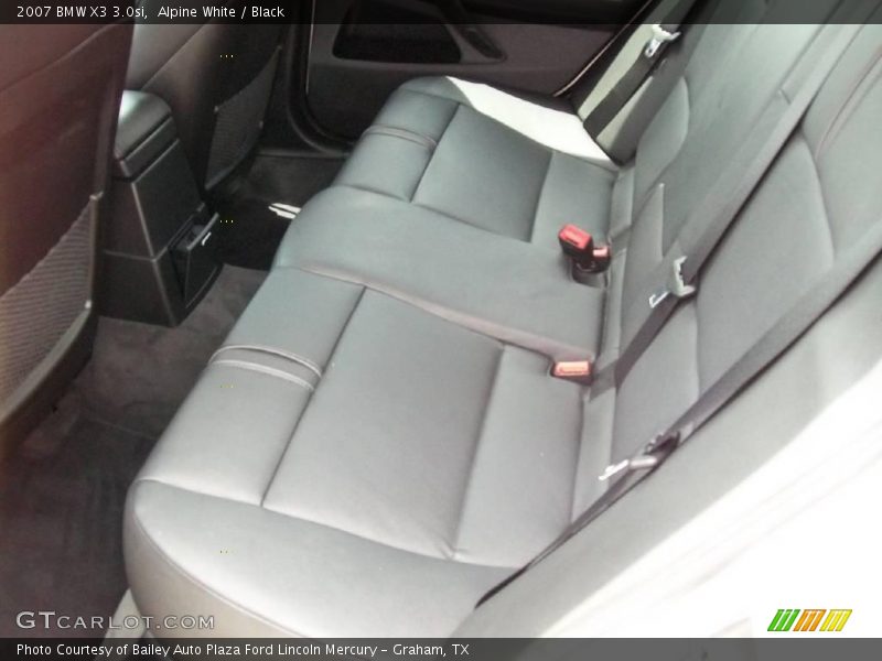 Alpine White / Black 2007 BMW X3 3.0si
