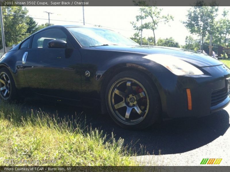 Super Black / Charcoal 2003 Nissan 350Z Coupe