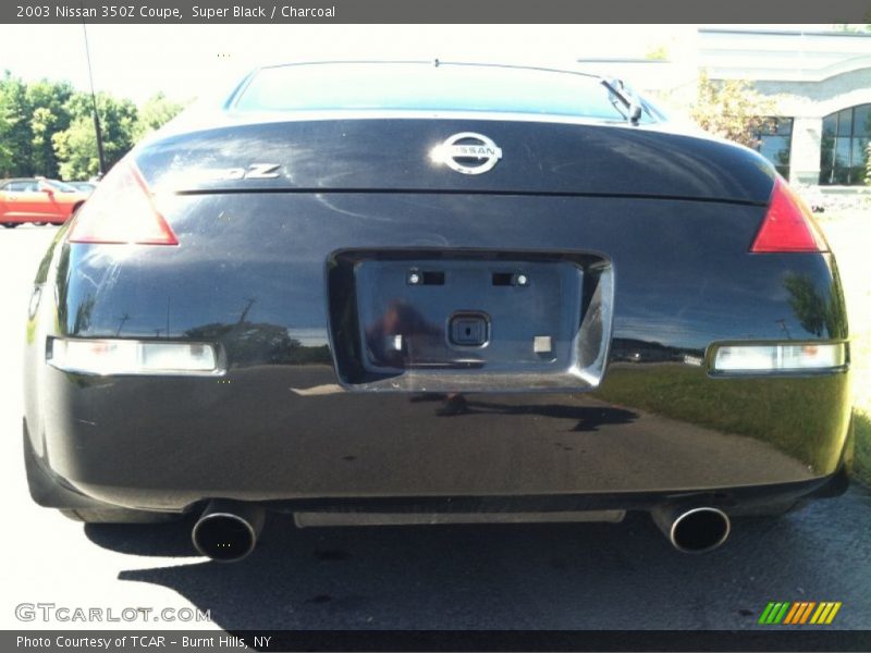 Super Black / Charcoal 2003 Nissan 350Z Coupe