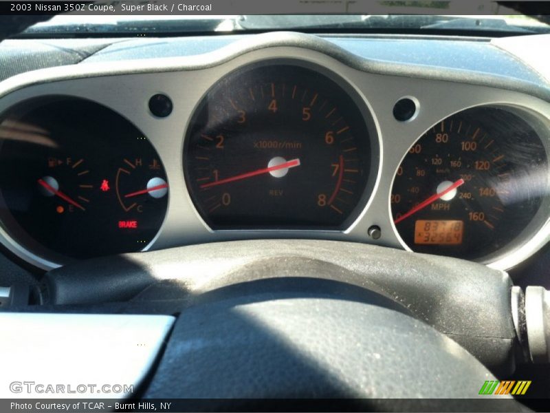 Super Black / Charcoal 2003 Nissan 350Z Coupe