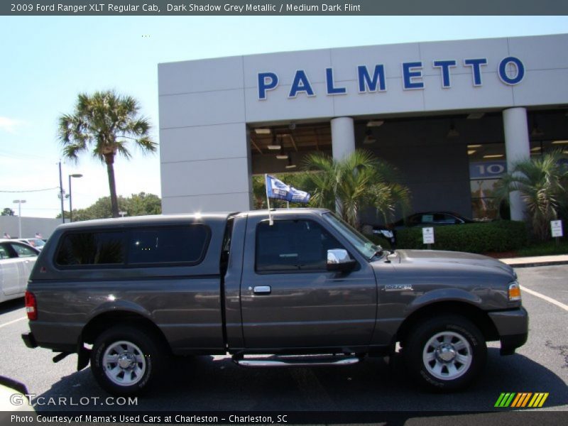 Dark Shadow Grey Metallic / Medium Dark Flint 2009 Ford Ranger XLT Regular Cab