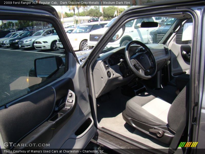 Dark Shadow Grey Metallic / Medium Dark Flint 2009 Ford Ranger XLT Regular Cab