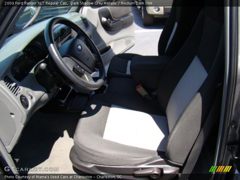 Dark Shadow Grey Metallic / Medium Dark Flint 2009 Ford Ranger XLT Regular Cab