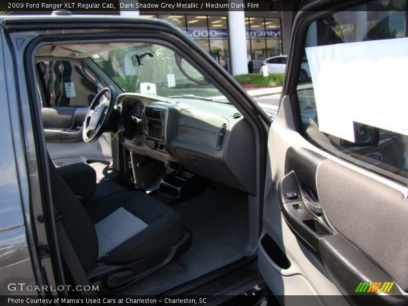 Dark Shadow Grey Metallic / Medium Dark Flint 2009 Ford Ranger XLT Regular Cab