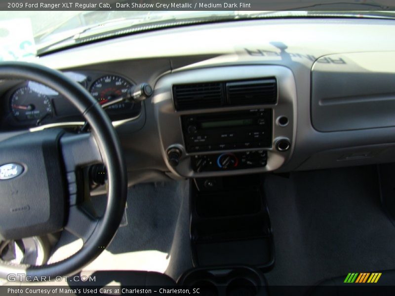 Dark Shadow Grey Metallic / Medium Dark Flint 2009 Ford Ranger XLT Regular Cab