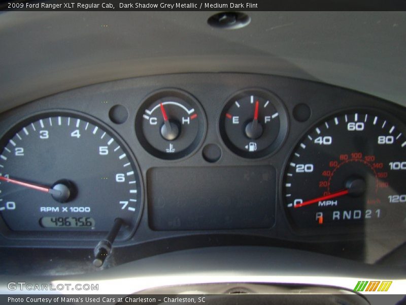 Dark Shadow Grey Metallic / Medium Dark Flint 2009 Ford Ranger XLT Regular Cab