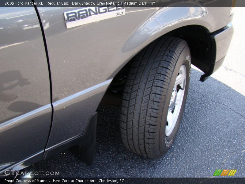 Dark Shadow Grey Metallic / Medium Dark Flint 2009 Ford Ranger XLT Regular Cab