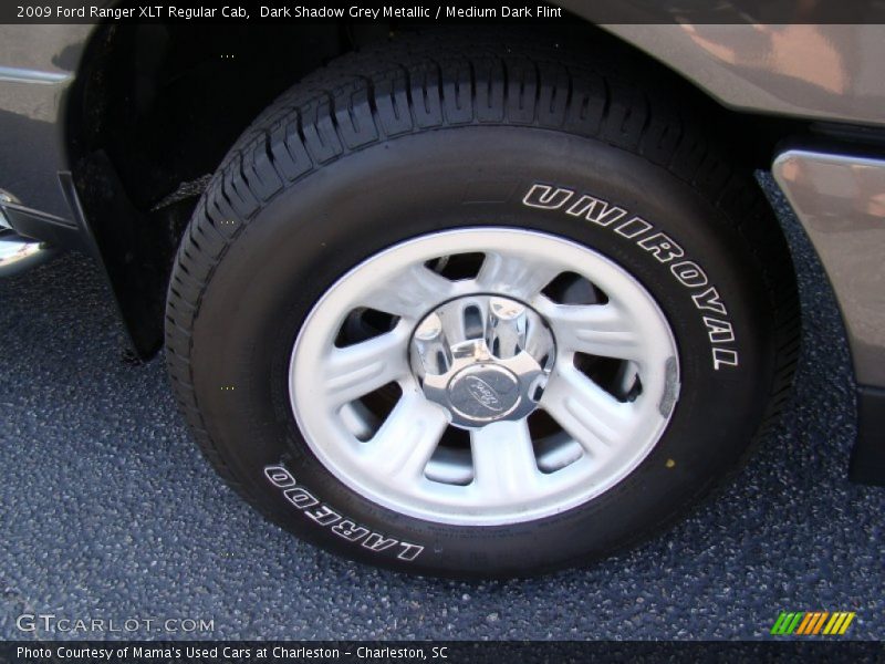 Dark Shadow Grey Metallic / Medium Dark Flint 2009 Ford Ranger XLT Regular Cab