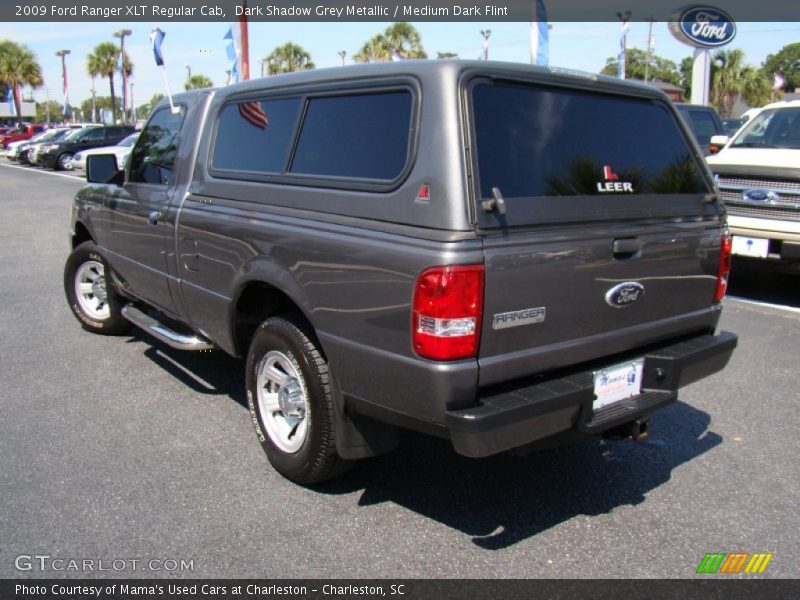 Dark Shadow Grey Metallic / Medium Dark Flint 2009 Ford Ranger XLT Regular Cab