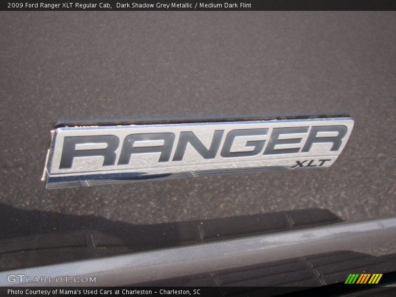 Dark Shadow Grey Metallic / Medium Dark Flint 2009 Ford Ranger XLT Regular Cab