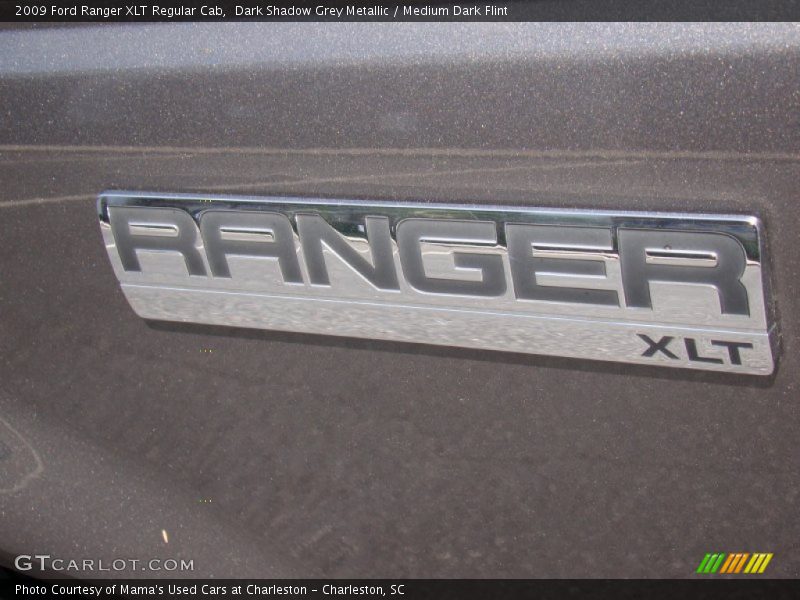 Dark Shadow Grey Metallic / Medium Dark Flint 2009 Ford Ranger XLT Regular Cab