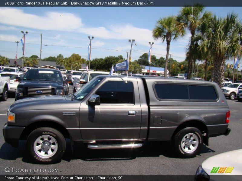Dark Shadow Grey Metallic / Medium Dark Flint 2009 Ford Ranger XLT Regular Cab