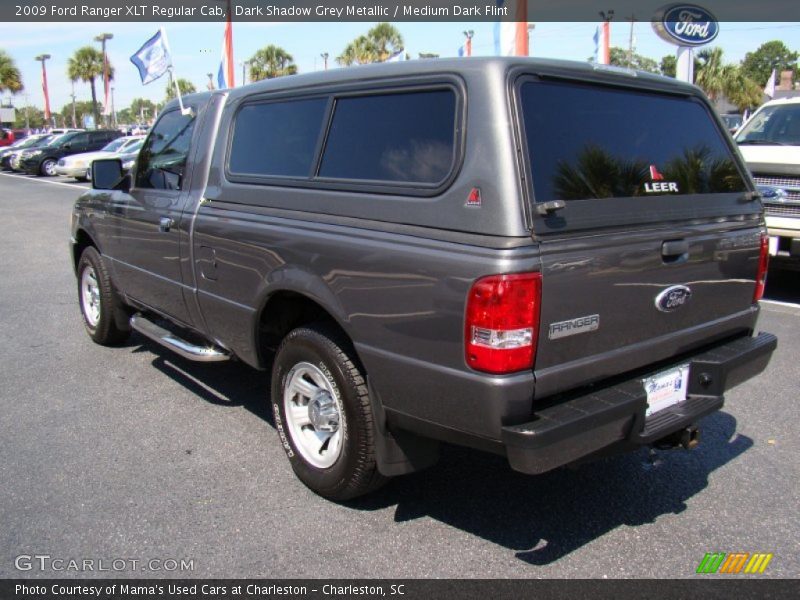 Dark Shadow Grey Metallic / Medium Dark Flint 2009 Ford Ranger XLT Regular Cab