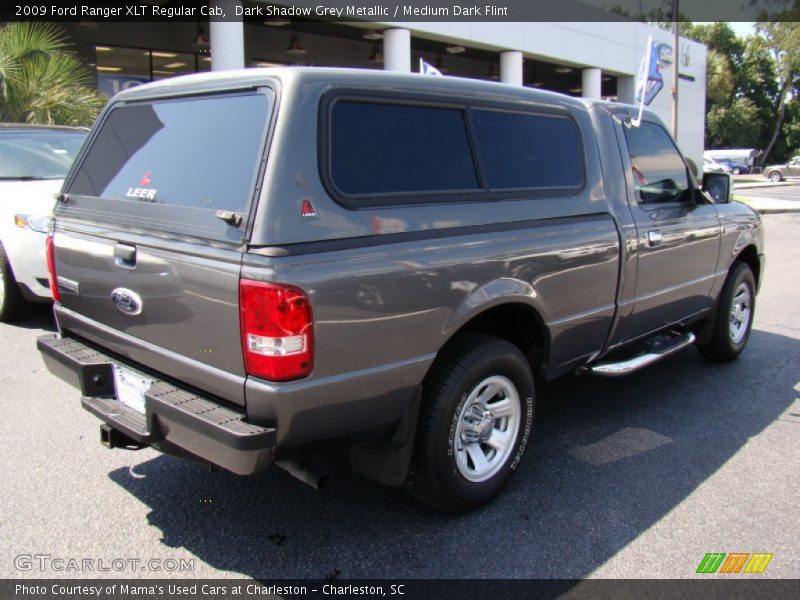Dark Shadow Grey Metallic / Medium Dark Flint 2009 Ford Ranger XLT Regular Cab