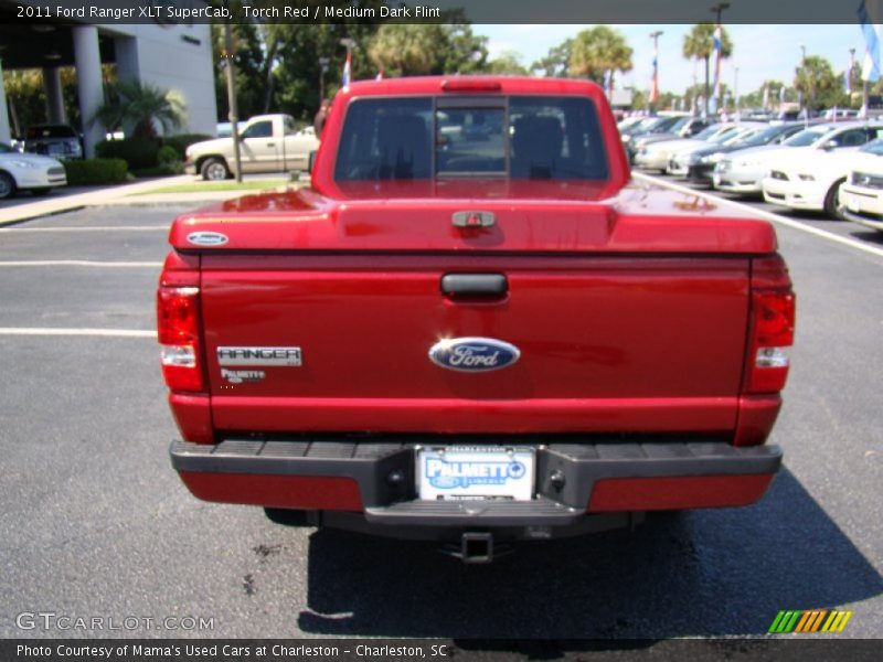 Torch Red / Medium Dark Flint 2011 Ford Ranger XLT SuperCab