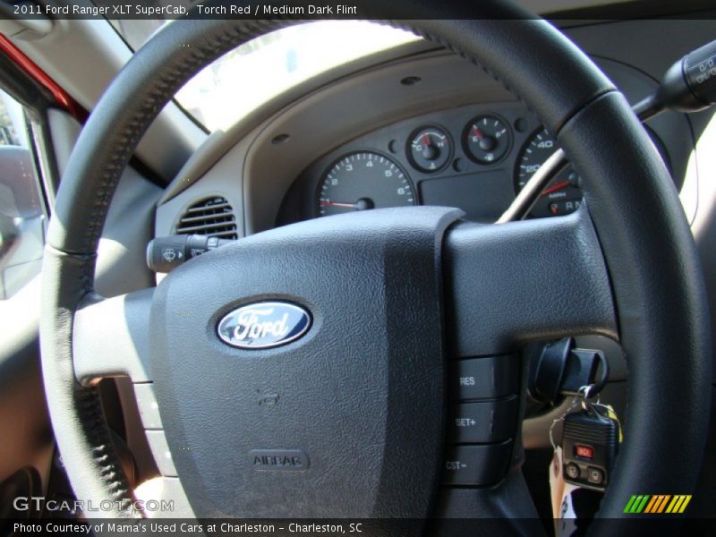 Torch Red / Medium Dark Flint 2011 Ford Ranger XLT SuperCab