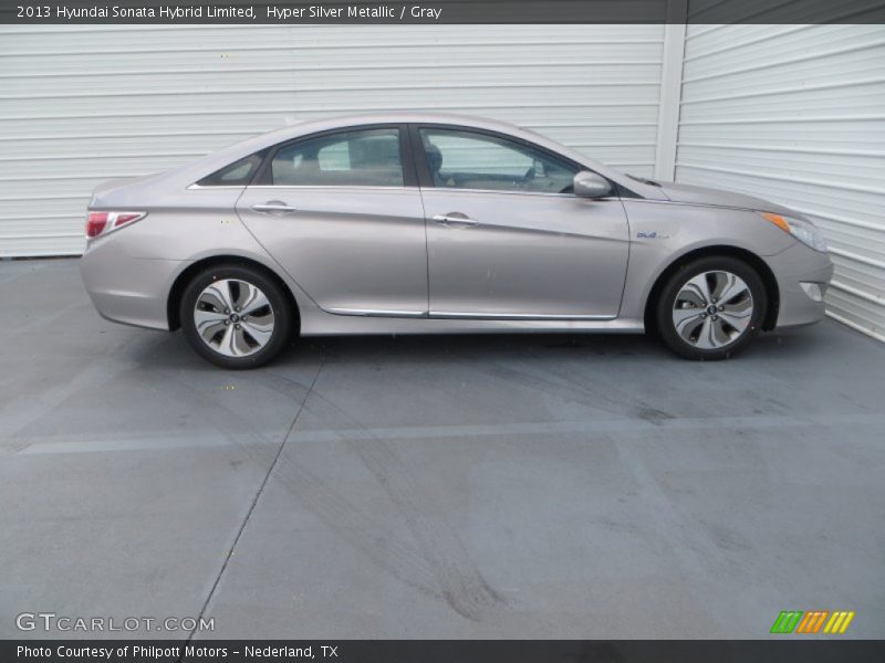 Hyper Silver Metallic / Gray 2013 Hyundai Sonata Hybrid Limited