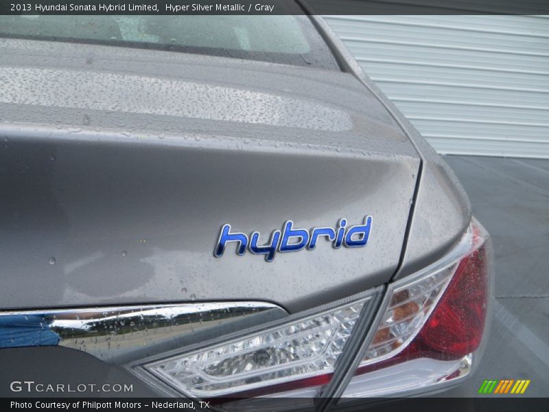 Hyper Silver Metallic / Gray 2013 Hyundai Sonata Hybrid Limited