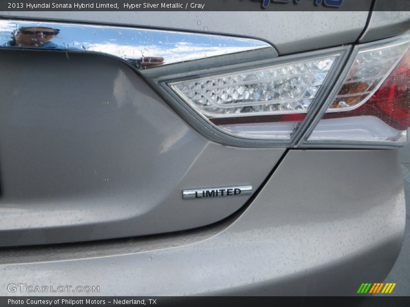 Hyper Silver Metallic / Gray 2013 Hyundai Sonata Hybrid Limited