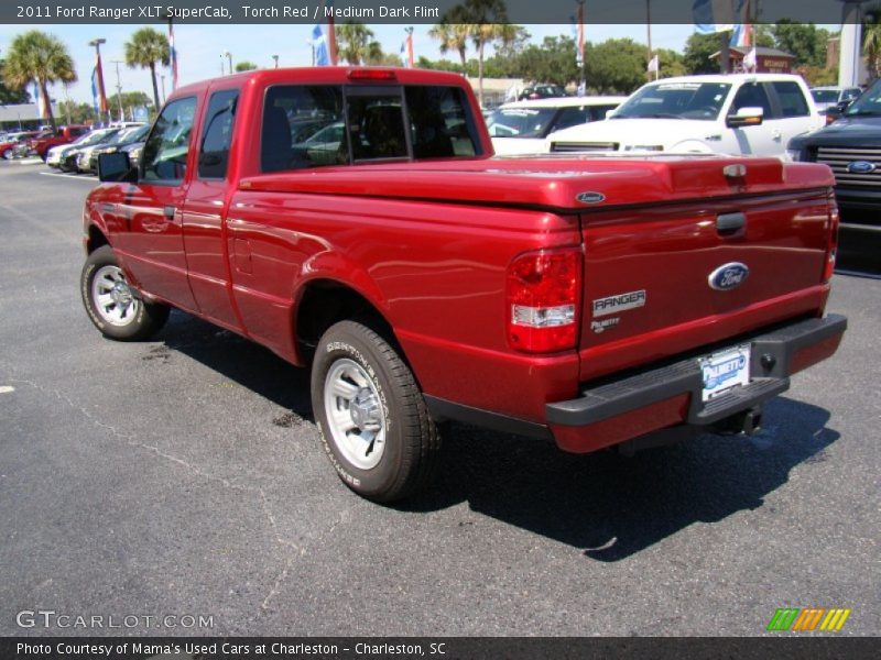 Torch Red / Medium Dark Flint 2011 Ford Ranger XLT SuperCab