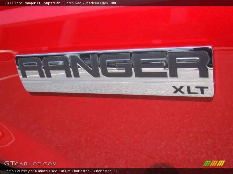 Torch Red / Medium Dark Flint 2011 Ford Ranger XLT SuperCab
