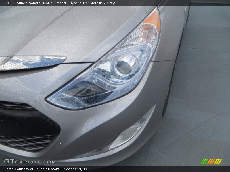 Hyper Silver Metallic / Gray 2013 Hyundai Sonata Hybrid Limited