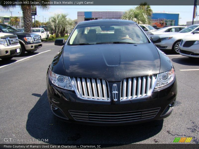 Tuxedo Black Metallic / Light Camel 2009 Lincoln MKS Sedan