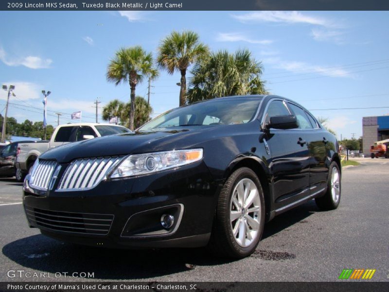 Tuxedo Black Metallic / Light Camel 2009 Lincoln MKS Sedan