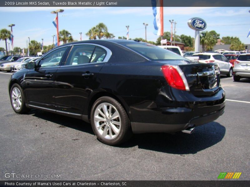 Tuxedo Black Metallic / Light Camel 2009 Lincoln MKS Sedan