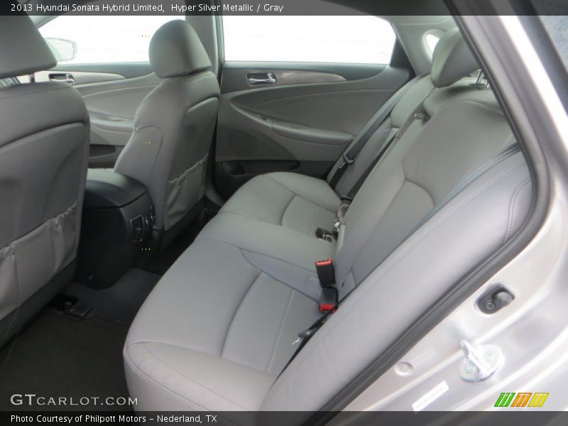 Hyper Silver Metallic / Gray 2013 Hyundai Sonata Hybrid Limited