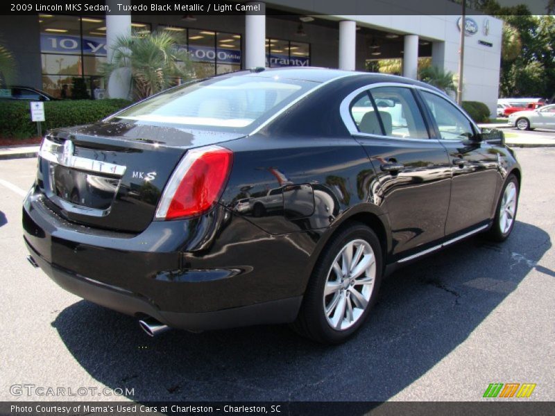 Tuxedo Black Metallic / Light Camel 2009 Lincoln MKS Sedan