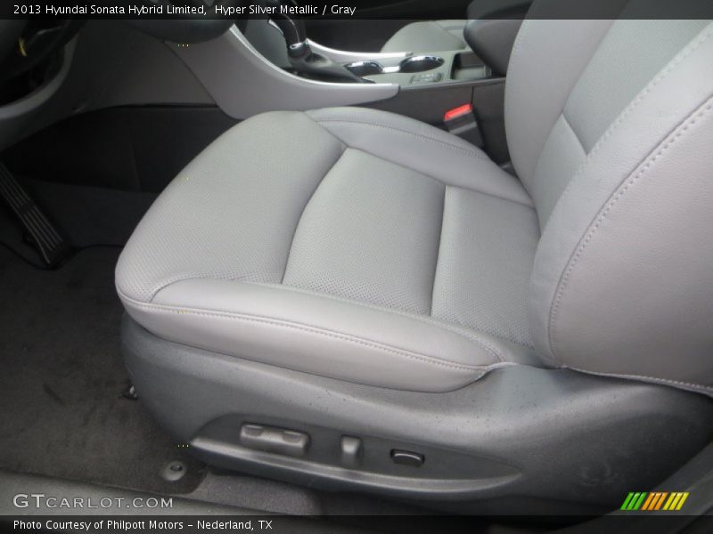 Hyper Silver Metallic / Gray 2013 Hyundai Sonata Hybrid Limited