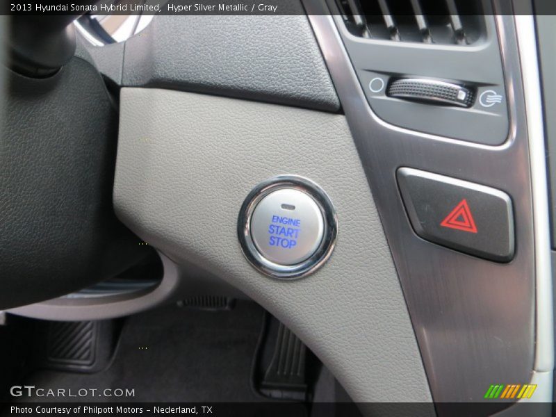 Hyper Silver Metallic / Gray 2013 Hyundai Sonata Hybrid Limited