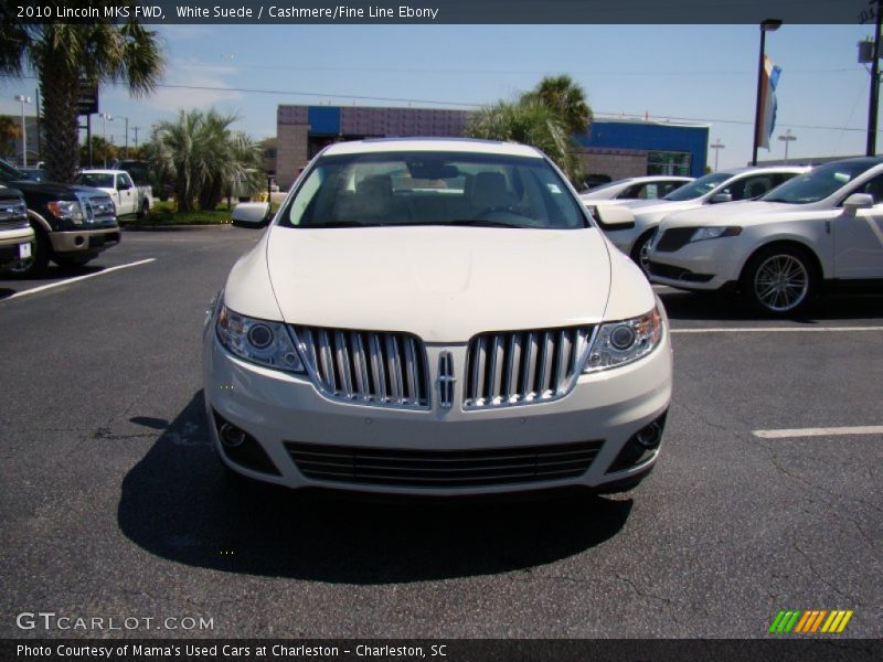 White Suede / Cashmere/Fine Line Ebony 2010 Lincoln MKS FWD