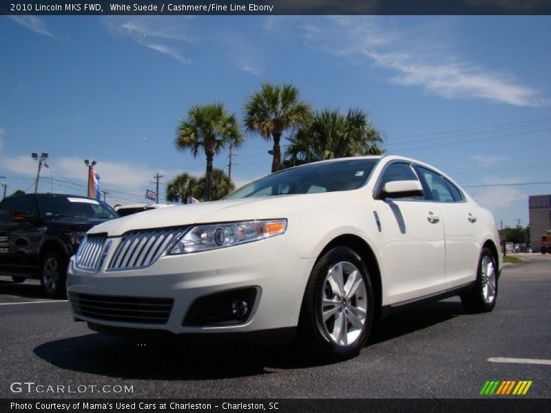 White Suede / Cashmere/Fine Line Ebony 2010 Lincoln MKS FWD