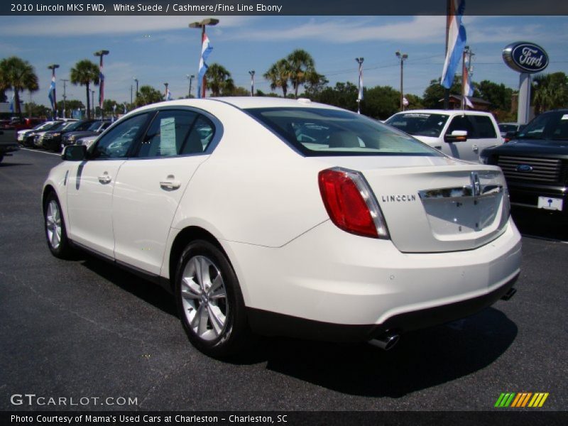 White Suede / Cashmere/Fine Line Ebony 2010 Lincoln MKS FWD